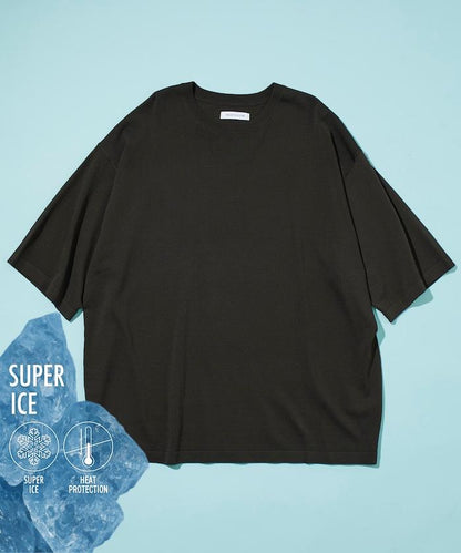 超冰絲圓領針織T恤 【接觸冷感】