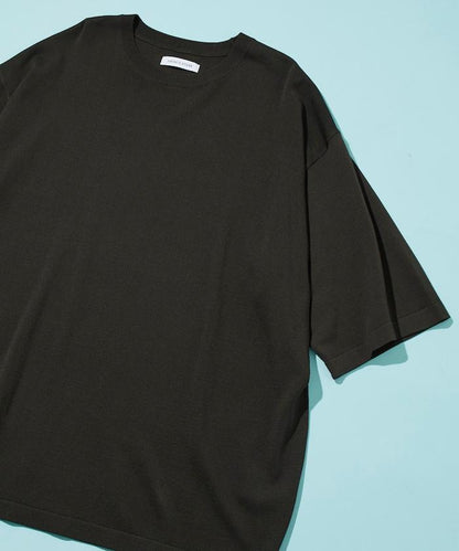 超冰絲圓領針織T恤 【接觸冷感】