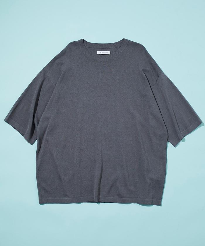 超冰絲圓領針織T恤 【接觸冷感】