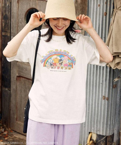 《三麗歐》 彩虹印花T恤