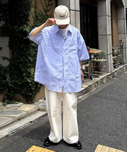 【SEADAM】〈男女通用〉大口袋寬鬆襯衫