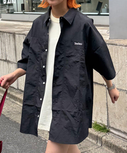 【SEADAM】〈男女通用〉大口袋寬鬆襯衫