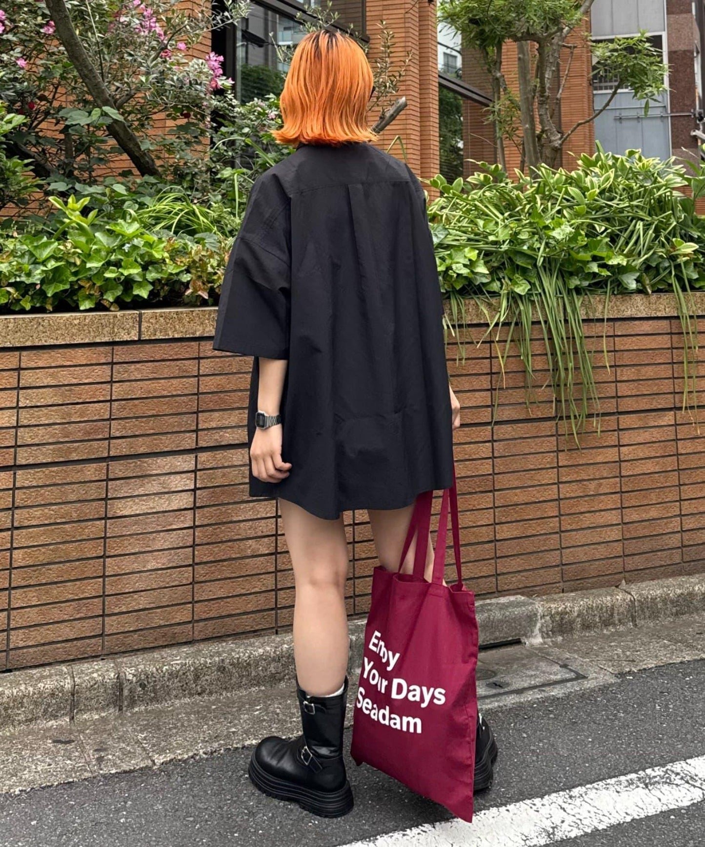【SEADAM】〈男女通用〉大口袋寬鬆襯衫