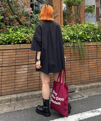【SEADAM】〈男女通用〉大口袋寬鬆襯衫
