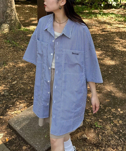 【SEADAM】〈男女通用〉大口袋寬鬆襯衫
