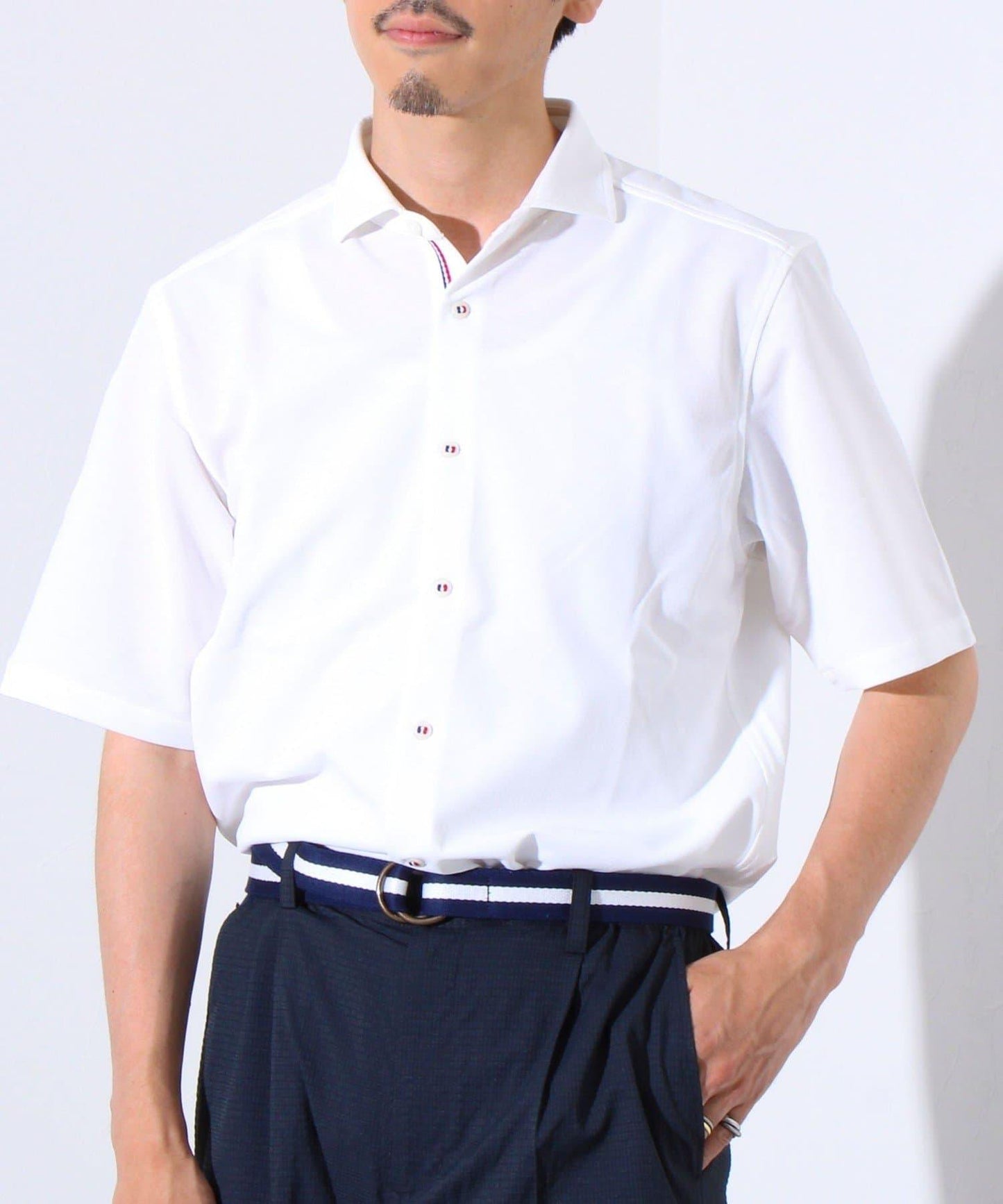 "速乾性・彈力性・抗起球性・耐洗滌性" 高扭紗降落傘襯衫
