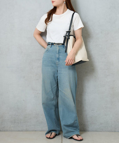 帆布桶型手提包