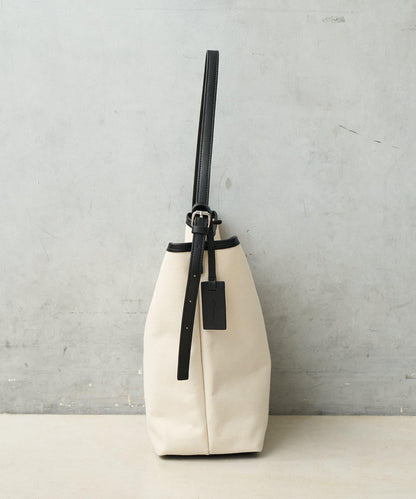 帆布桶型手提包