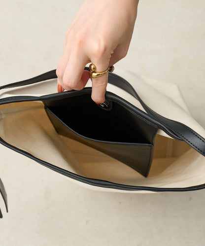 帆布桶型手提包