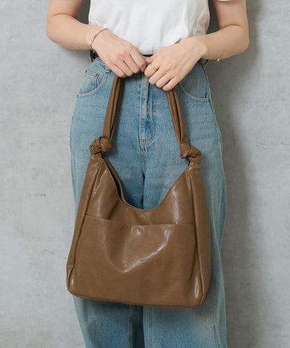 仿皮單肩包 三角形