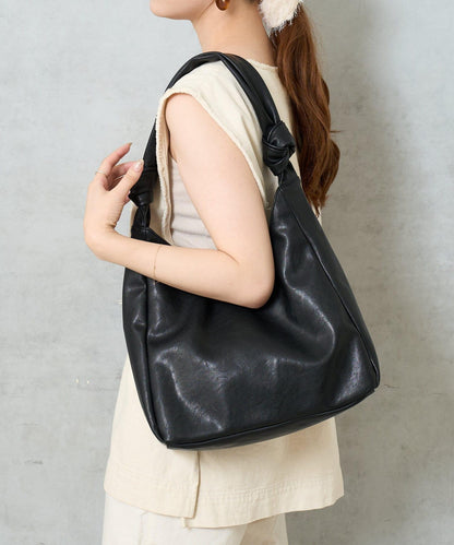 仿皮單肩包 三角形