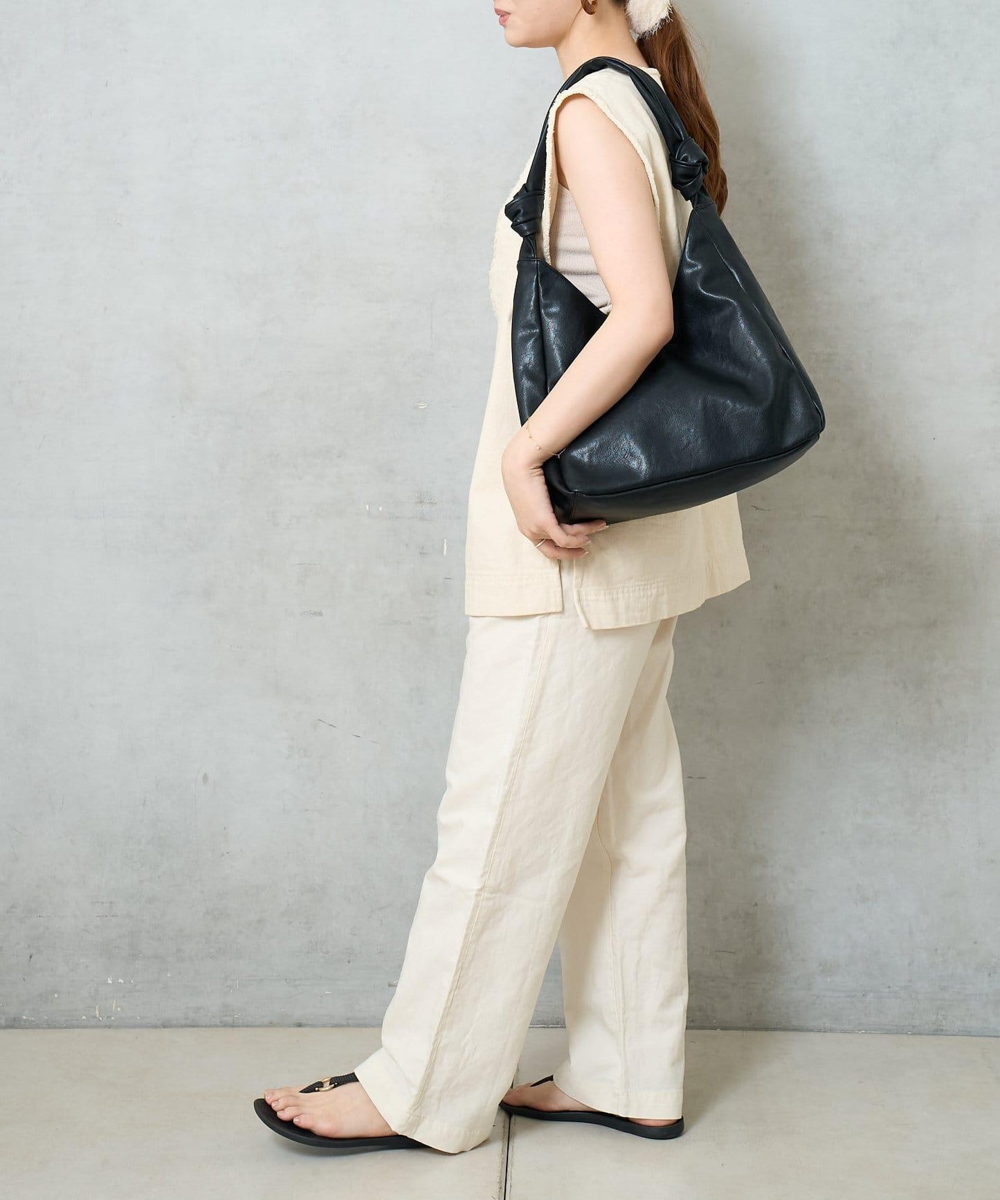 仿皮單肩包 三角形