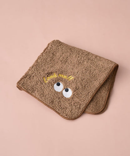 眼睛 刺繡毛巾手帕