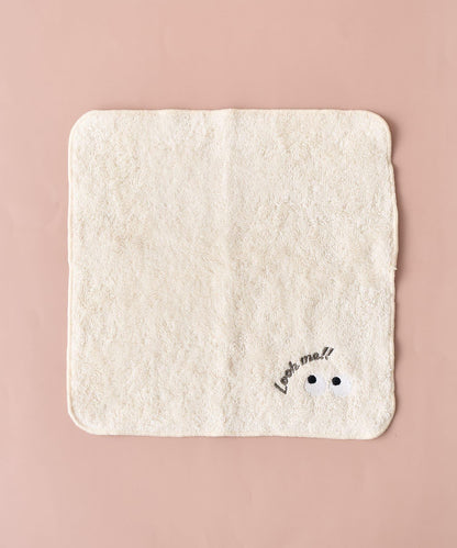 眼睛 刺繡毛巾手帕