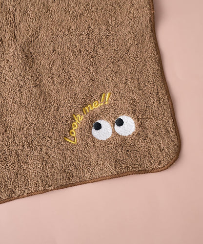 眼睛 刺繡毛巾手帕