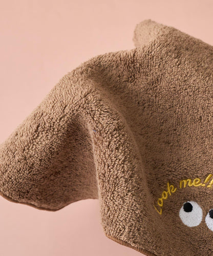 眼睛 刺繡毛巾手帕