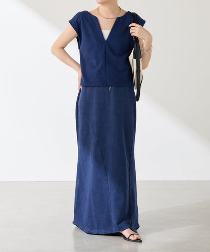 【減肥效果】Q.anos 魚鱗拼接裙