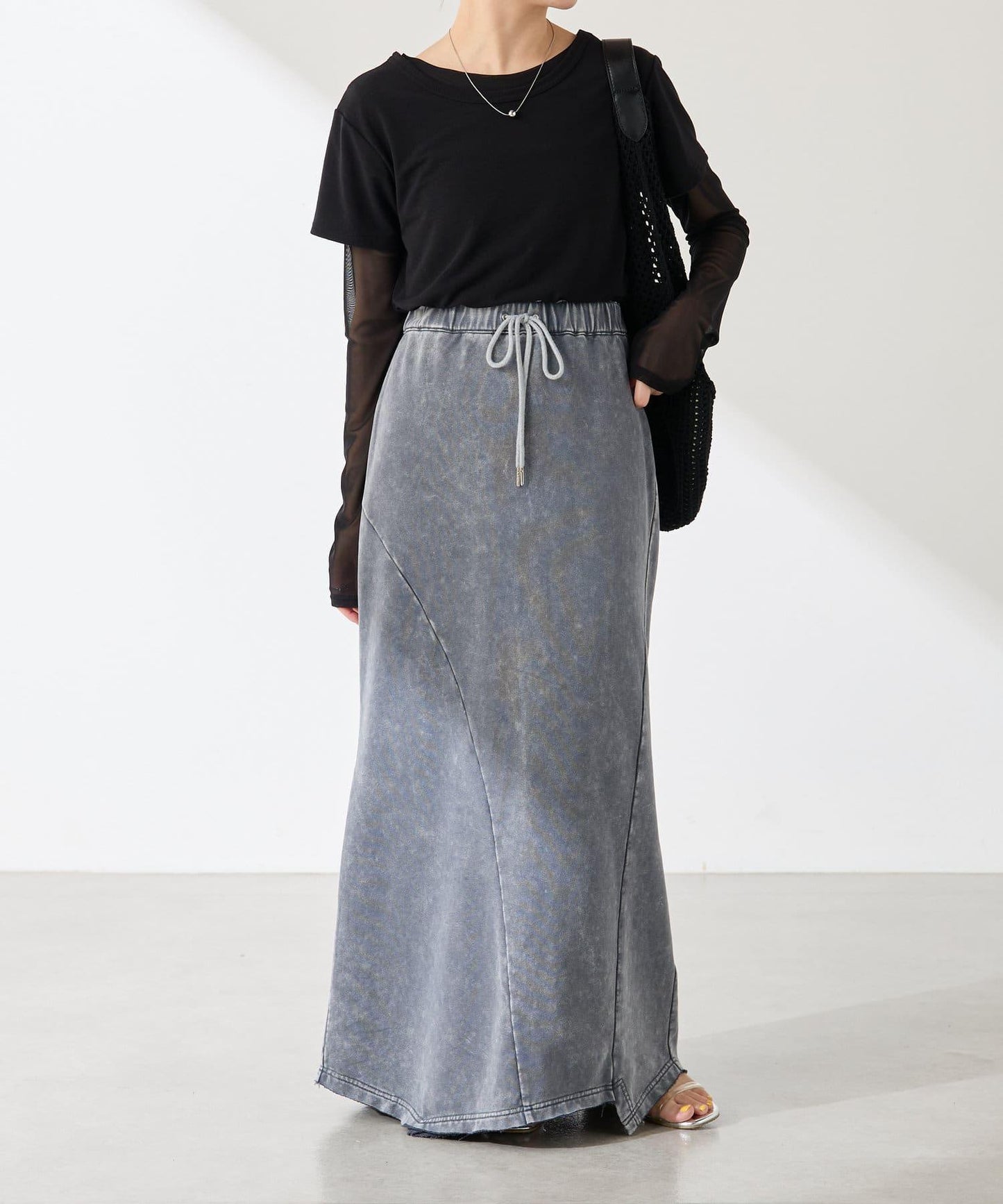 【減肥效果】Q.anos 魚鱗拼接裙