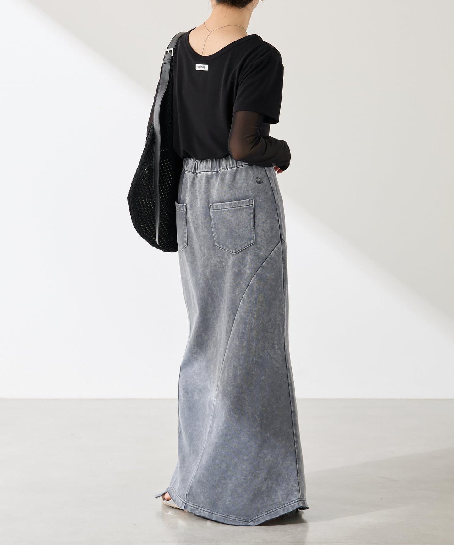 【減肥效果】Q.anos 魚鱗拼接裙