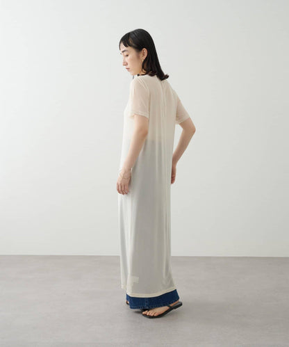 短袖蕾絲連衣裙