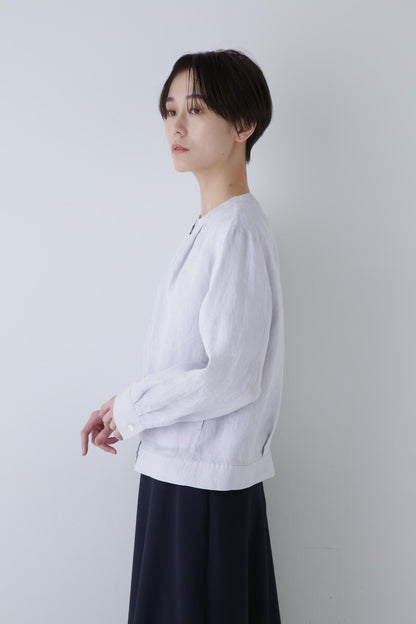 硬朗亞麻夾克