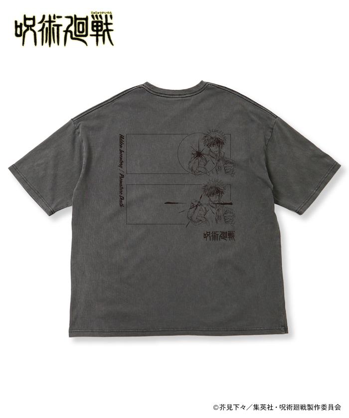 『劇場版總集編 《呪術回戰》 懷玉・玉折』 色素 圓領印花T恤/懷玉 五條悟 虛式