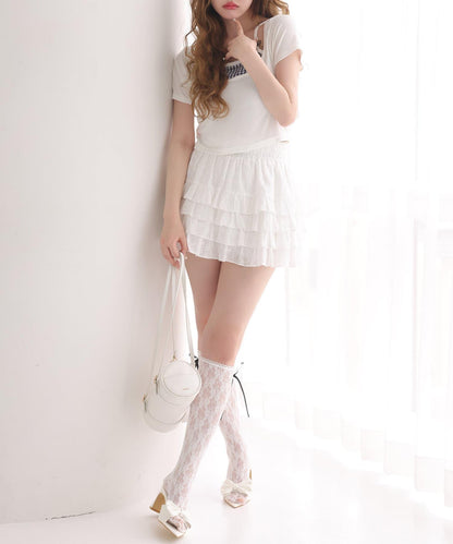 【一件接一件】層疊風帶蝴蝶結上衣