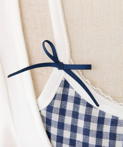 【一件接一件】層疊風帶蝴蝶結上衣