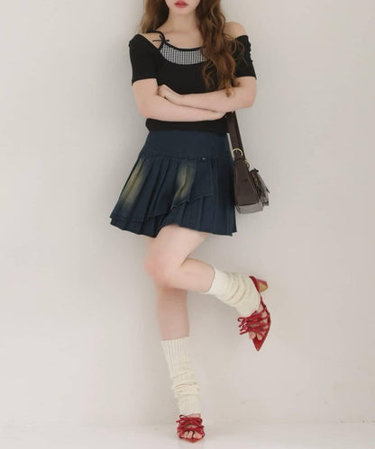 【一件接一件】層疊風帶蝴蝶結上衣