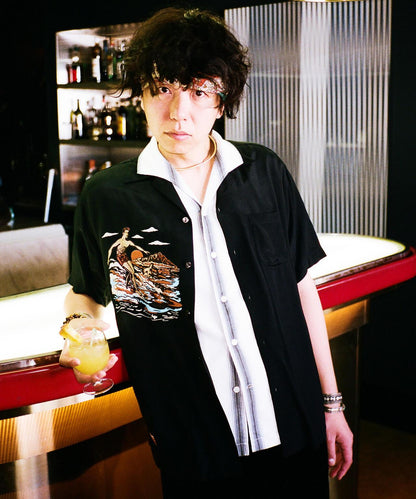 ×PJ/×菠蘿汁/RAYON SHIRT BEACH/人造絲襯衫 海灘