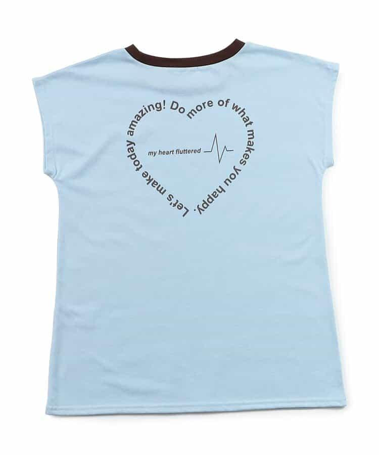 法式短袖一點繡T-shirt