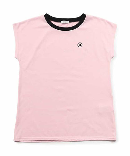 法式短袖一點繡T-shirt