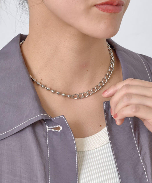 混搭鏈條掛鉤項鍊