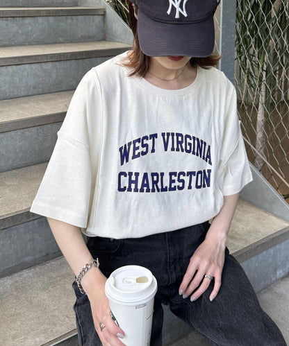 美國棉切換印花T恤