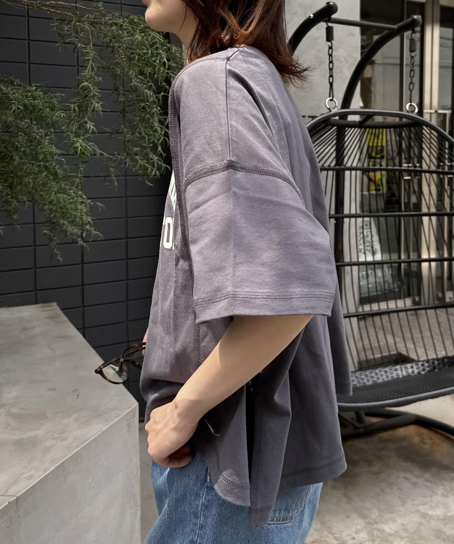 美國棉切換印花T恤