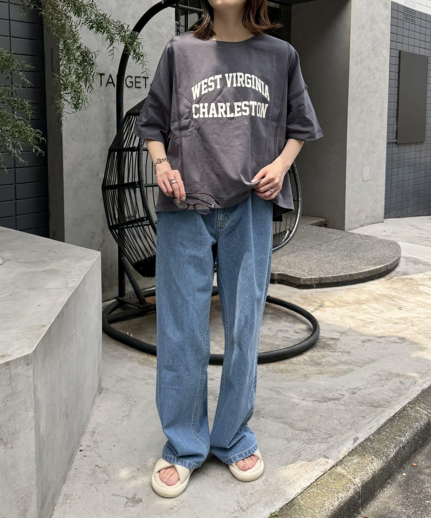 美國棉切換印花T恤