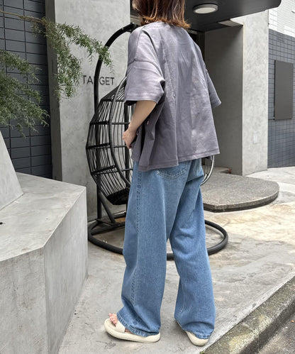 美國棉切換印花T恤