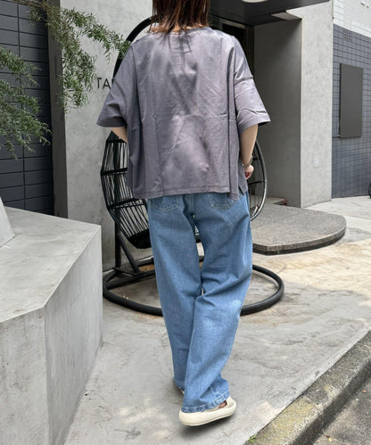 美國棉切換印花T恤