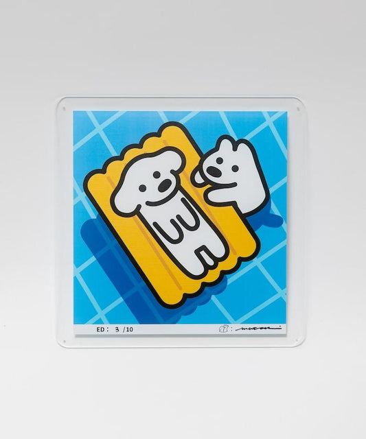 丙烯畫 想要悠閒 30×30