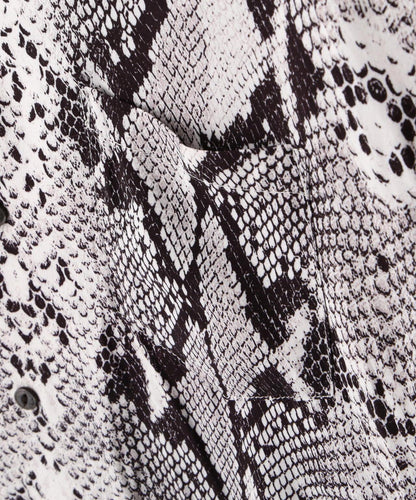 RAYON襯衫 PYTHON/人造絲襯衫 蟒蛇
