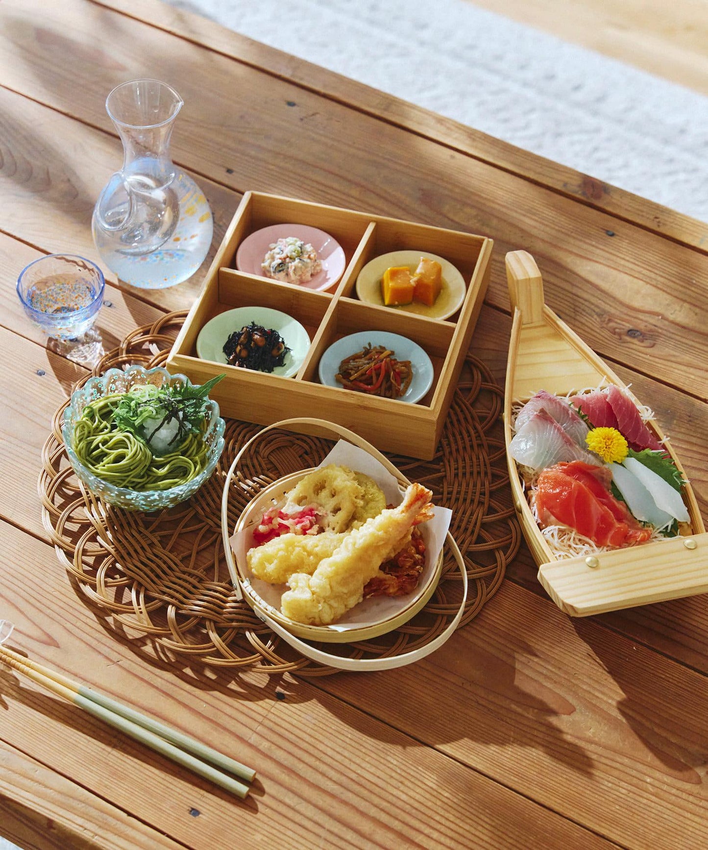 氷ポケット付き徳利：395ml／涼を楽しむ夏御膳