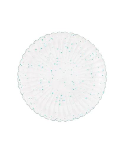 ガラス菊皿：21cm／涼を楽しむ夏御膳