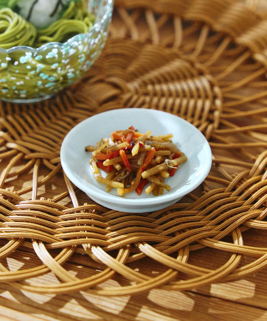 美濃焼小皿：9cm／涼を楽しむ夏御膳