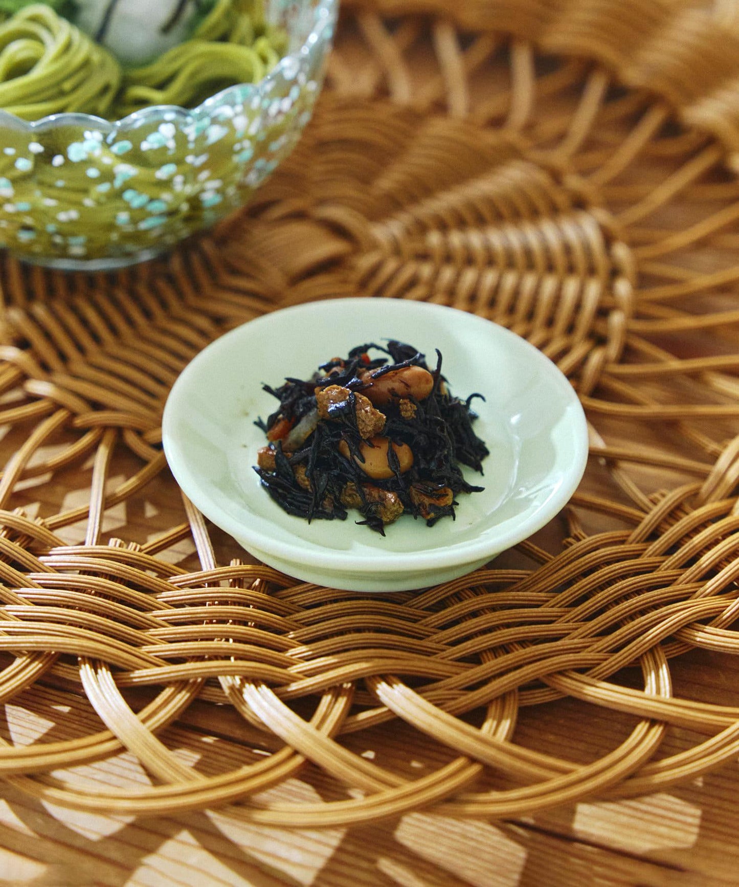 美濃焼小皿：9cm／涼を楽しむ夏御膳