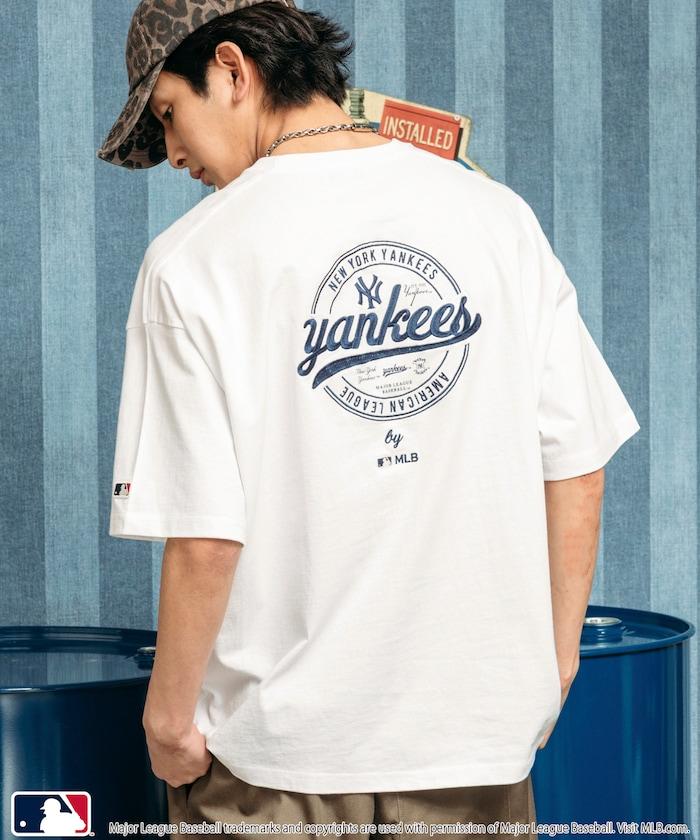 聯名 MLB 圓形標誌圖案T恤