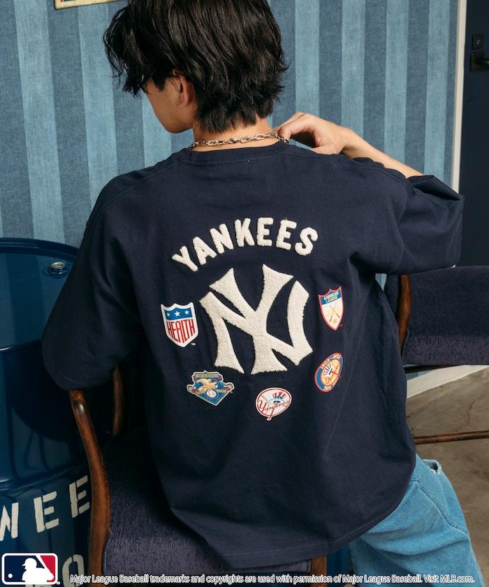 聯名 MLB背部圖案印花T恤