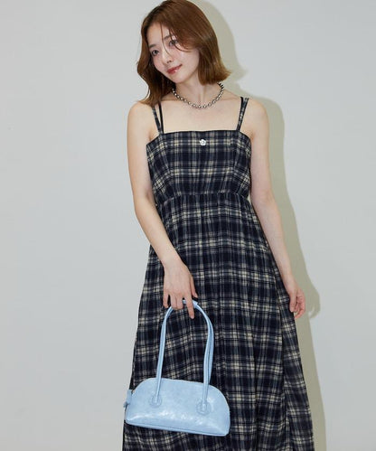 一點刺繡 柳葉 女士吊帶連衣裙 限定推出