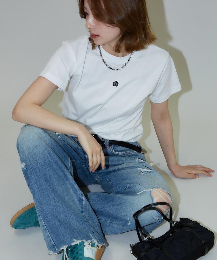 一點刺繡logo T恤