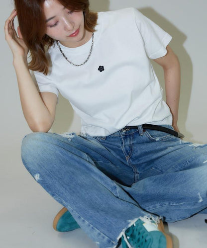 一點刺繡logo T恤