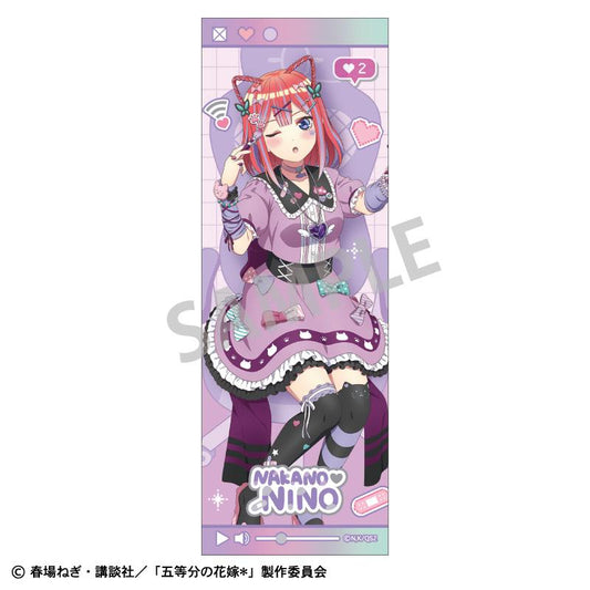 《五等分的新娘》＊_長方形罐徽章 中野二乃／配信主扮演
